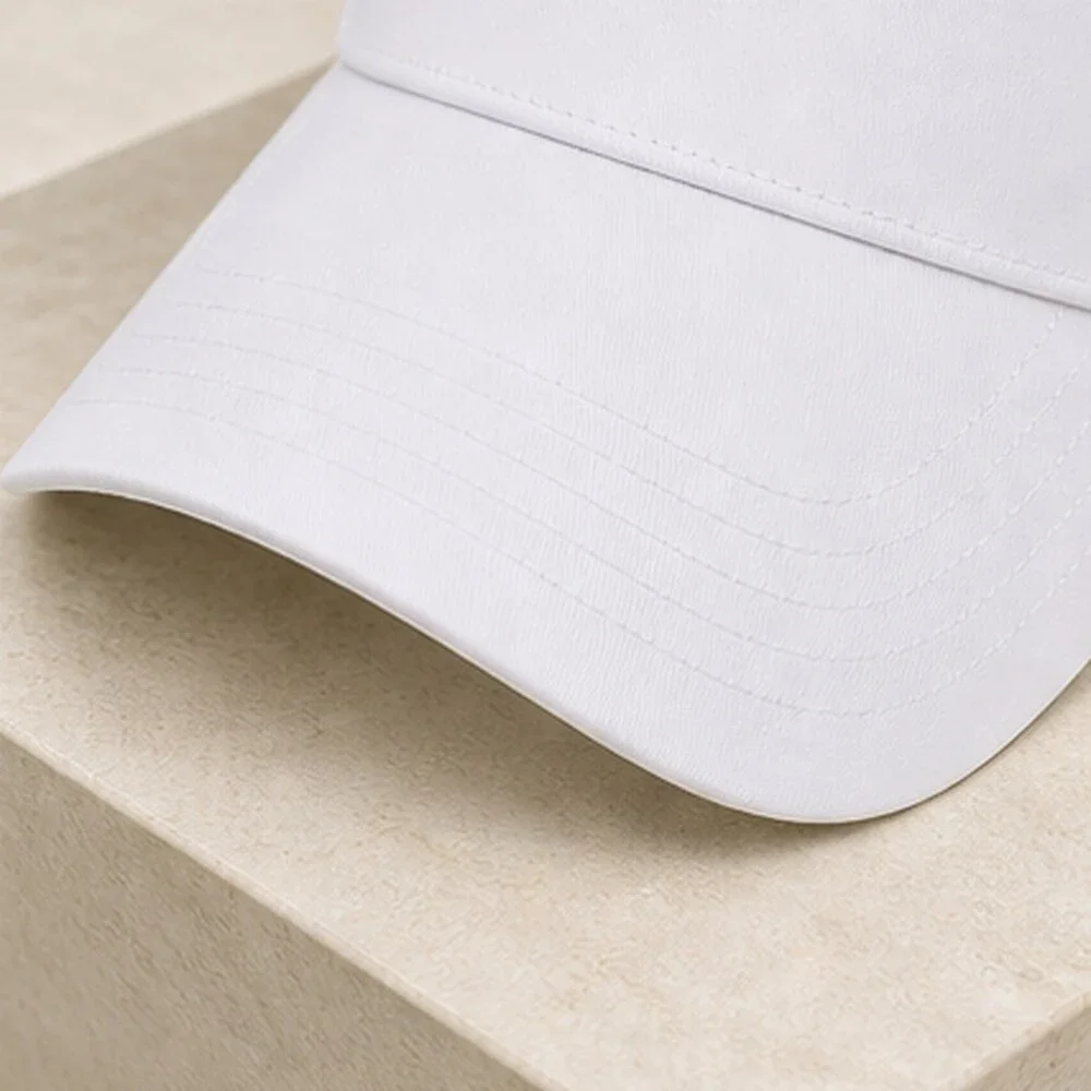 ALO Yoga White Black Resort Mesh Trucker Cap Hat Sporty